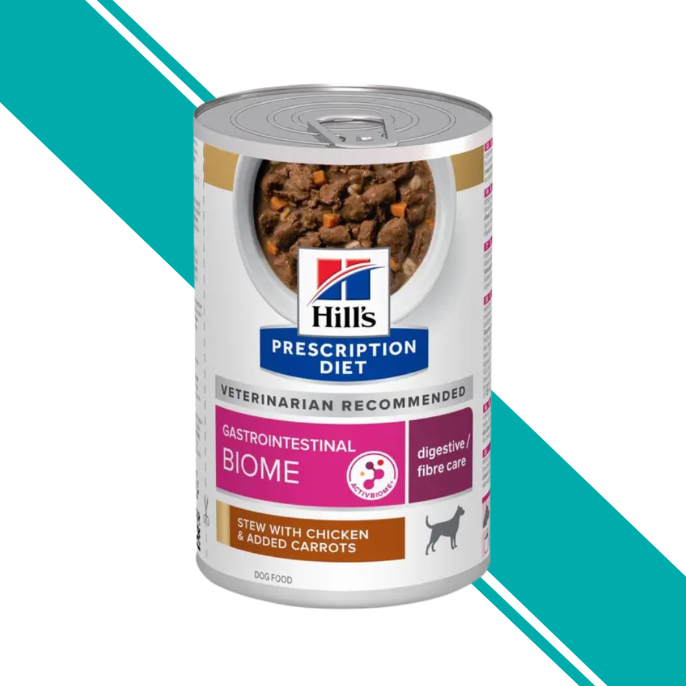 Hill's Prescription Diet Gastrointestinal Biome Dog Food Chicken Stew 12x354g